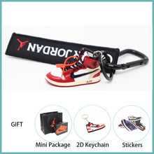 Load image into Gallery viewer, New Handmade 3D AJ Key ChaiAir Mini Jordan Sneakers Model Key chain
