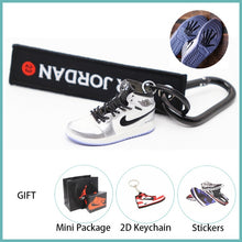 Load image into Gallery viewer, New Handmade 3D AJ Key ChaiAir Mini Jordan Sneakers Model Key chain