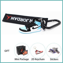 Load image into Gallery viewer, New Handmade 3D AJ Key ChaiAir Mini Jordan Sneakers Model Key chain