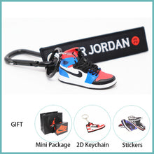 Load image into Gallery viewer, New Handmade 3D AJ Key ChaiAir Mini Jordan Sneakers Model Key chain
