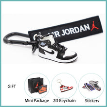 Load image into Gallery viewer, New Handmade 3D AJ Key ChaiAir Mini Jordan Sneakers Model Key chain