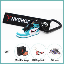 Load image into Gallery viewer, New Handmade 3D AJ Key ChaiAir Mini Jordan Sneakers Model Key chain