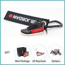 Load image into Gallery viewer, New Handmade 3D AJ Key ChaiAir Mini Jordan Sneakers Model Key chain