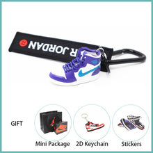 Load image into Gallery viewer, New Handmade 3D AJ Key ChaiAir Mini Jordan Sneakers Model Key chain