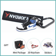 Load image into Gallery viewer, New Handmade 3D AJ Key ChaiAir Mini Jordan Sneakers Model Key chain