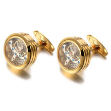 Load image into Gallery viewer, Movement Tourbillon Cufflinks For Mens Wedding