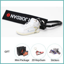 Load image into Gallery viewer, New Handmade 3D AJ Key ChaiAir Mini Jordan Sneakers Model Key chain
