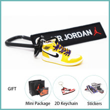 Load image into Gallery viewer, New Handmade 3D AJ Key ChaiAir Mini Jordan Sneakers Model Key chain
