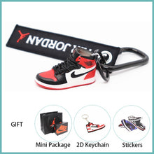 Load image into Gallery viewer, New Handmade 3D AJ Key ChaiAir Mini Jordan Sneakers Model Key chain
