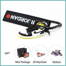 Load image into Gallery viewer, New Handmade 3D AJ Key ChaiAir Mini Jordan Sneakers Model Key chain
