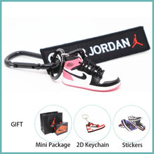 Load image into Gallery viewer, New Handmade 3D AJ Key ChaiAir Mini Jordan Sneakers Model Key chain
