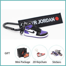 Load image into Gallery viewer, New Handmade 3D AJ Key ChaiAir Mini Jordan Sneakers Model Key chain
