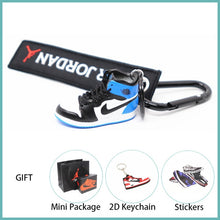 Load image into Gallery viewer, New Handmade 3D AJ Key ChaiAir Mini Jordan Sneakers Model Key chain
