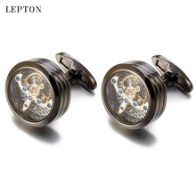 Load image into Gallery viewer, Movement Tourbillon Cufflinks For Mens Wedding
